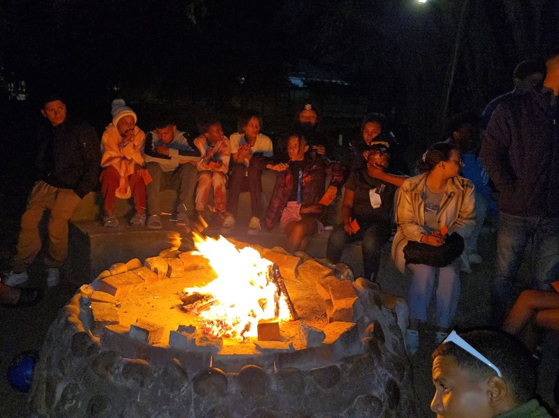Youth camp bonfire, 2024