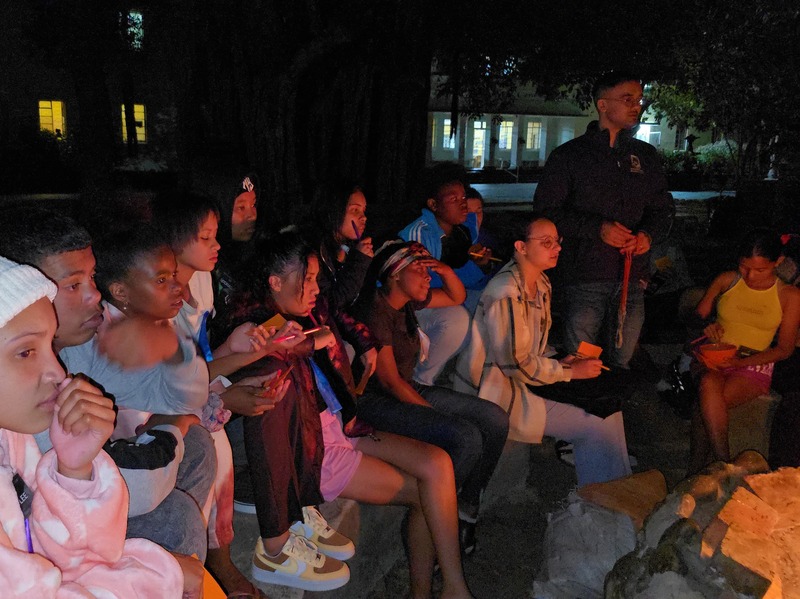 Youth camp bonfire, 2024