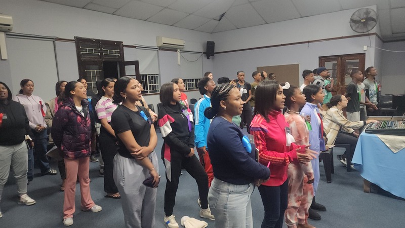 Youth camp meeting session, 2024