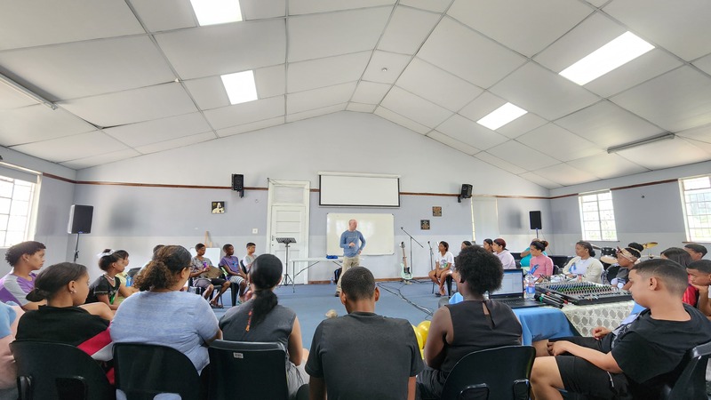 Youth camp meeting session, 2024