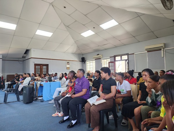 Youth camp meeting session, 2024